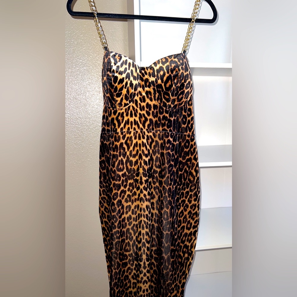 Leopard MIDI Dress